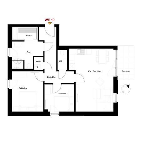 Tor 19 - Mit Sauna Und Garten, Hunde Willkommen Apartamento