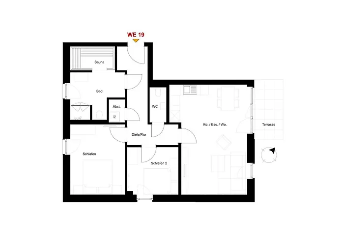 Tor 19 - Mit Sauna Und Garten, Hunde Willkommen Apartamento